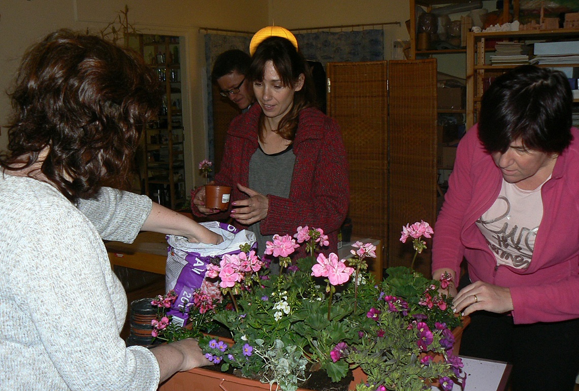 Květinový workshop pro maminky